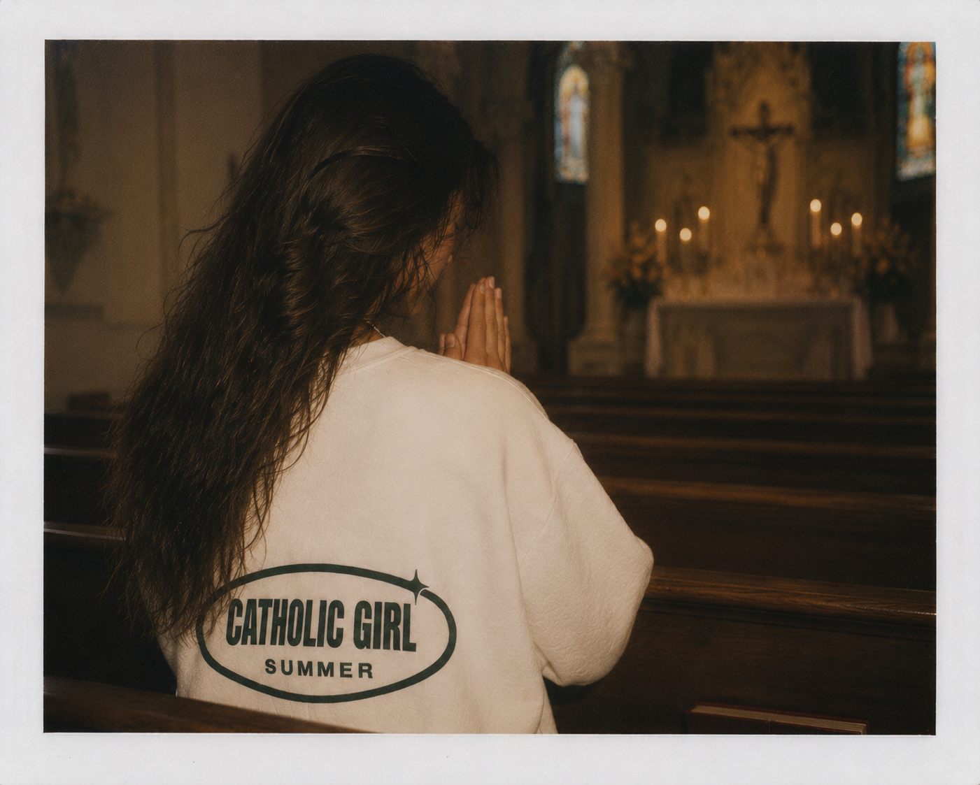 Catholic Girl Summer Crewneck